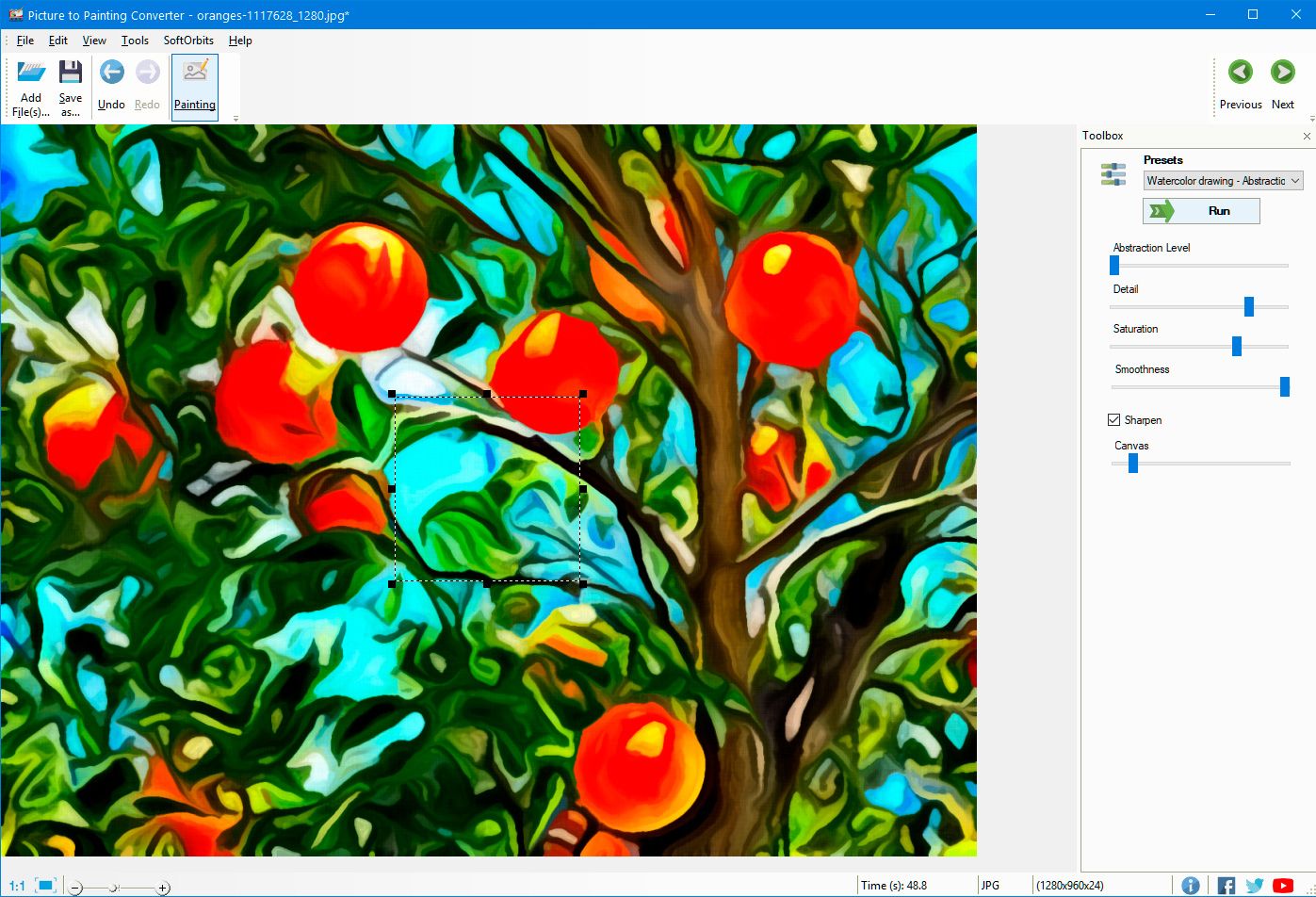 convert photo to painting free