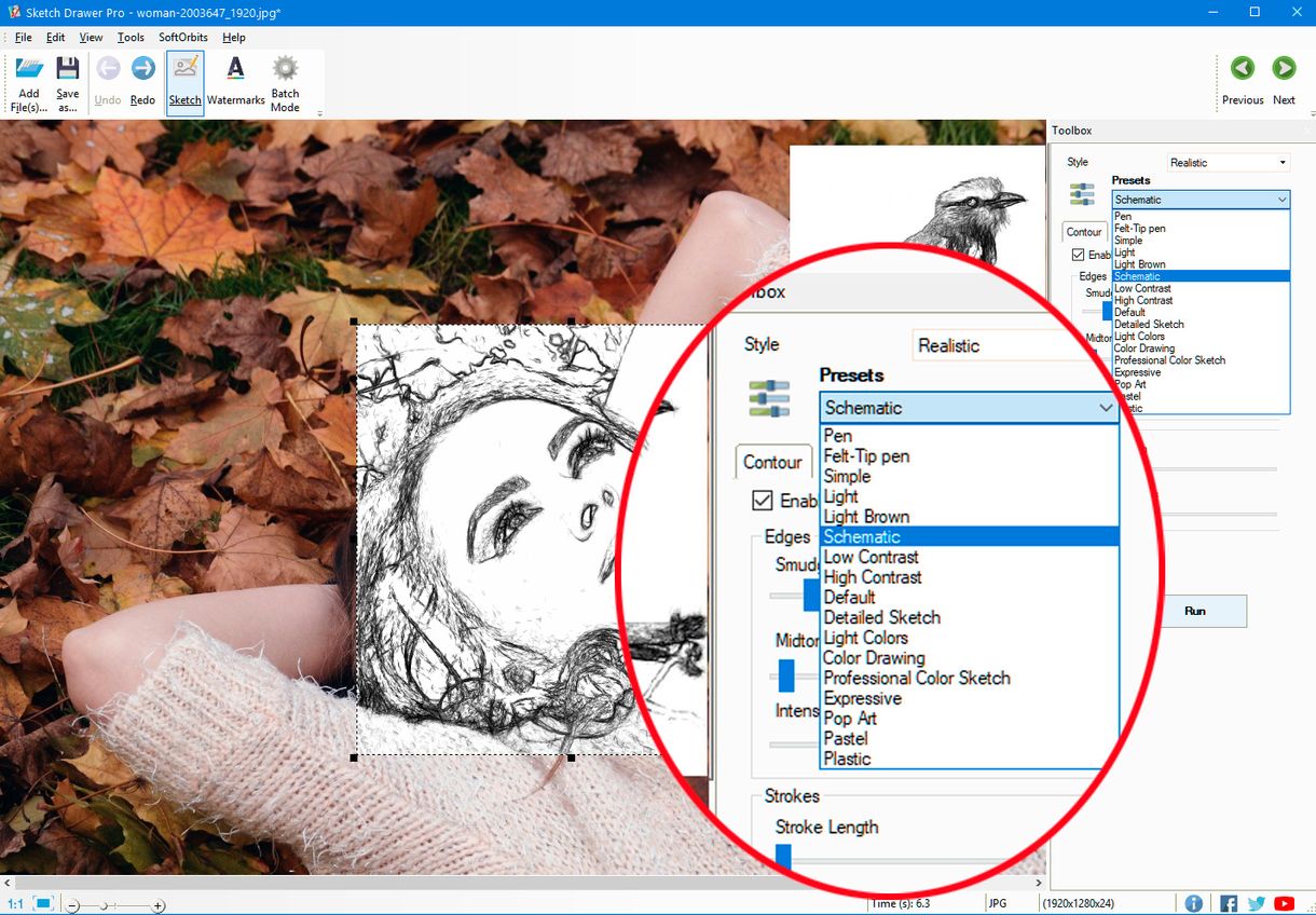 Picture to Realistic Drawing Converter Free Download