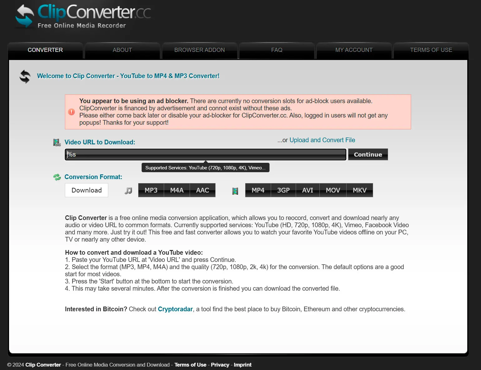 1. Clipconverter..