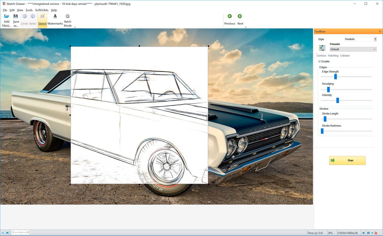 Convert Photo to Line Drawing App Free Software