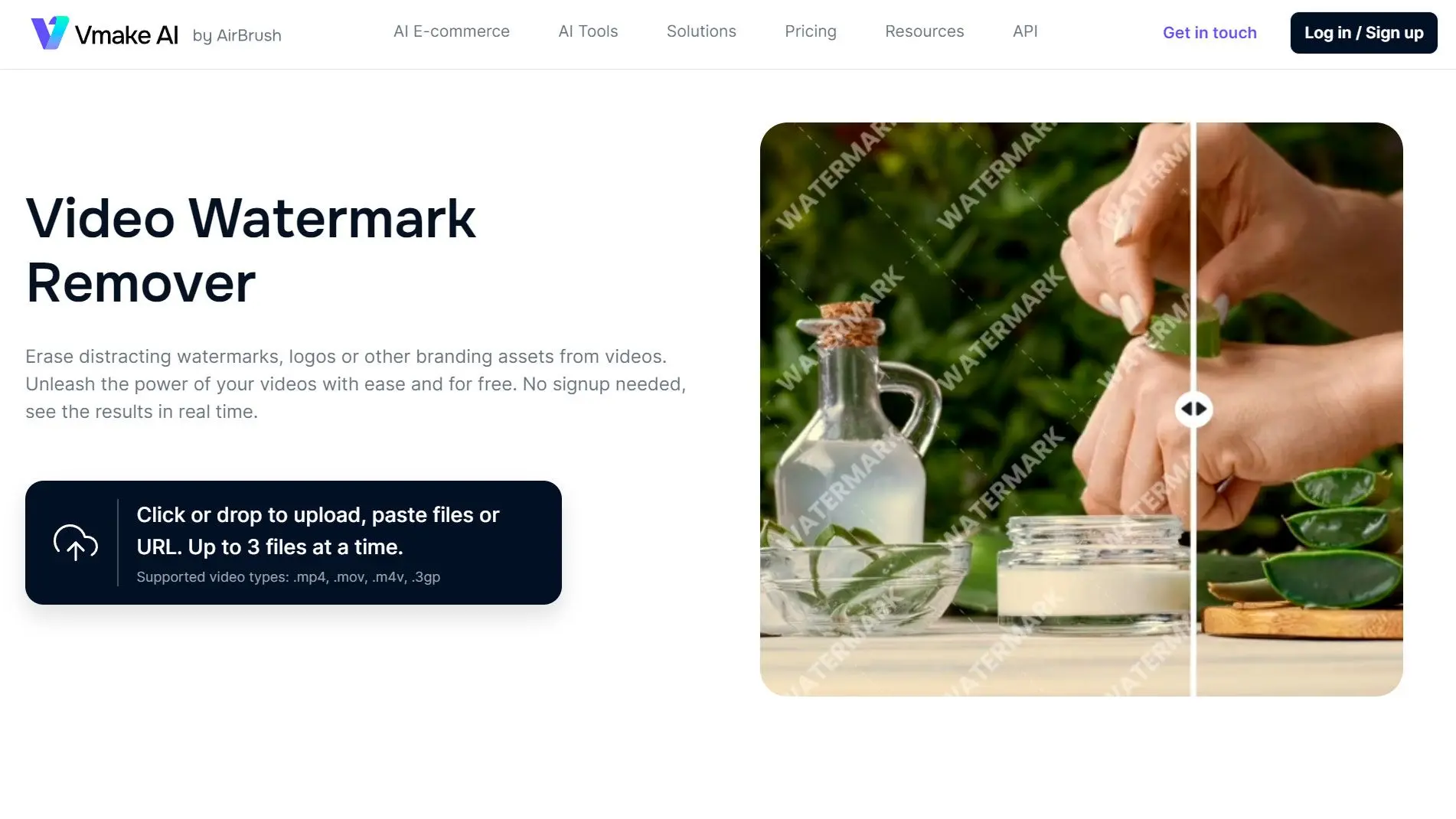 Vmake AI Video Watermark Remover..