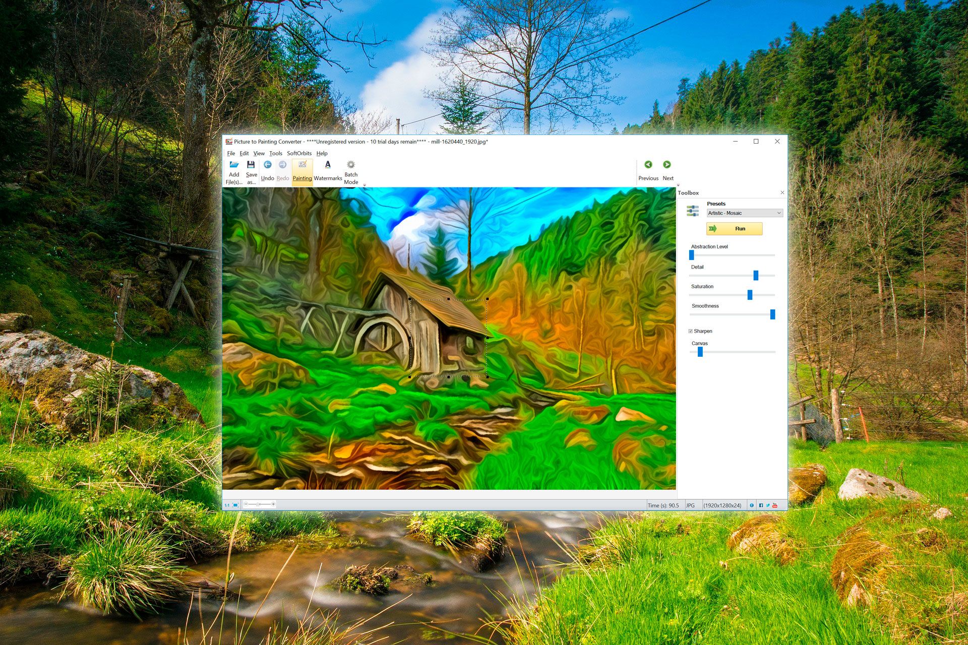 convert photo to painting free