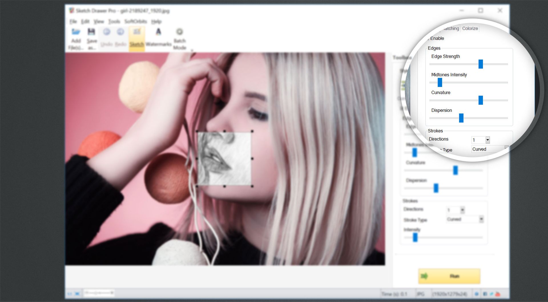 convert pictures into pencil sketch software
