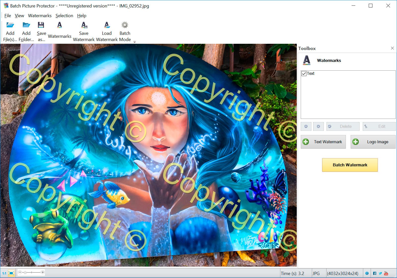 batch watermark photos free with no additional