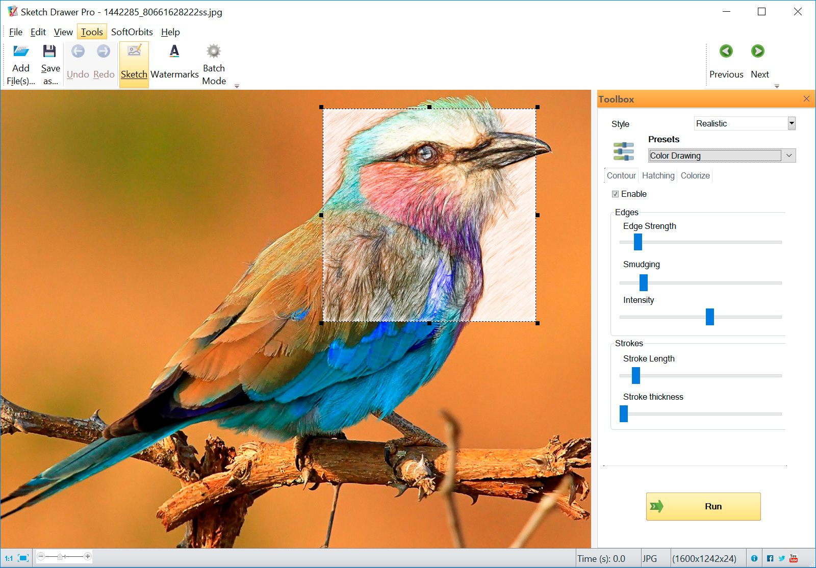 convert photo to drawing software